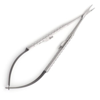 Castroviejo Micro Needle Holder with Scissor, Straight 18cm