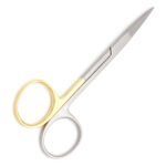 Iris Scissor, str. SC, 1 edge Serrated, 11.5cm