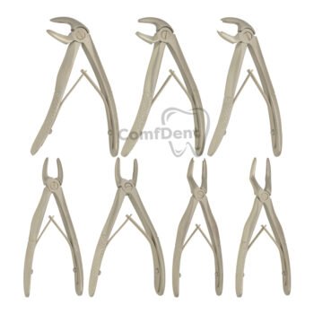 Pedo extraction forceps set of 7 pcs