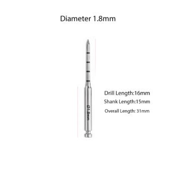 Lance Pilot Drills 1.8mm  (Pack of 10)