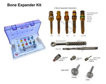 Bone expander kit Sinus Lifting